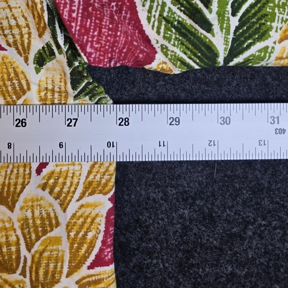Vtg Hilo Hattie Men's Red Yellow Floral Hawaiian Shirt Made in Hawaii Size 3XL - Picture 7 of 9